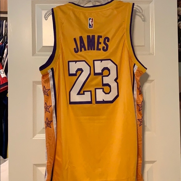 Los Angeles Lakers 23 Lebron James Jersey - Picture 1 of 2